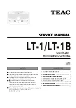 Teac LT-1 Service Manual preview