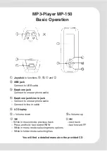 Предварительный просмотр 3 страницы Teac MP-150 Manual