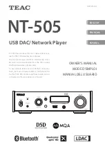 Preview for 1 page of Teac NT-505 User Manual