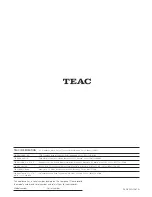 Preview for 40 page of Teac PD-D2610 Owner'S Manual