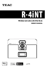 Teac R-4iNT Owner'S Manual предпросмотр