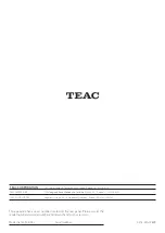 Preview for 140 page of Teac SL-D930 Owner'S Manual