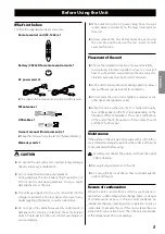 Предварительный просмотр 5 страницы Teac SR-100i Owner'S Manual