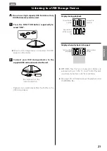 Предварительный просмотр 21 страницы Teac SR-100i Owner'S Manual