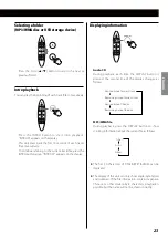 Предварительный просмотр 23 страницы Teac SR-100i Owner'S Manual