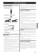 Предварительный просмотр 37 страницы Teac SR-100i Owner'S Manual