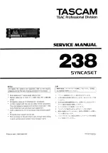 Предварительный просмотр 1 страницы Teac SYNCASET 238 Service Manual