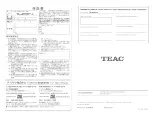 Предварительный просмотр 14 страницы Teac TN-400BT-X Owner'S Manual