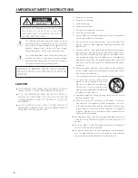 Предварительный просмотр 2 страницы Teac UD-503 Owner'S Manual