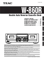 Teac W-860R Owner'S Manual preview