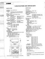 Предварительный просмотр 2 страницы Teac X-1000R Service Manual