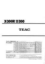 Предварительный просмотр 48 страницы Teac X-300R Service Manual