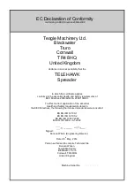 Preview for 3 page of Teagle Telehawk Operator'S Manual & Parts List