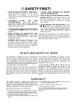 Preview for 4 page of Teagle Telehawk Operator'S Manual & Parts List