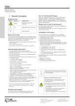 Preview for 3 page of Teal Products TCD1 Operating Manual