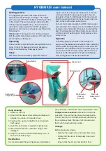 Preview for 1 page of Teal HYGIENIUS User Manual