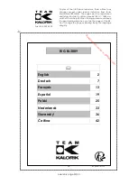 Предварительный просмотр 50 страницы Team Kalorik BL 3009 Operating Instructions Manual