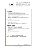 Preview for 10 page of Team Kalorik TKG EBBQ 1002 L User Manual