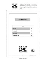 Preview for 40 page of Team Kalorik TKG EBBQ 1002 L User Manual