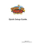 Preview for 1 page of Team Play fishbowl frenzy Quick Setup Manual