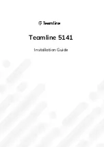 Preview for 1 page of Teamline 5141 Installation Manual