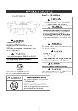 Preview for 1 page of Teamson Home HF11802AA Owner'S Manual