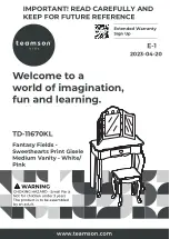 Teamson Kids TD-11670KL Manual preview