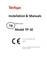 Teba TP-10 Installation Manual preview