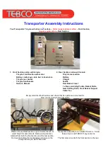 Tebco Transporter Assembly Instructions Manual preview