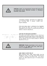 Предварительный просмотр 18 страницы Tebco Transporter Owner'S Manual