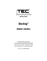 TEC Infra-red STERLING Owner'S Manual предпросмотр