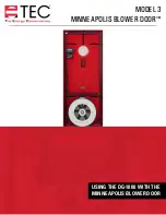 Предварительный просмотр 1 страницы TEC MINNEAPOLIS BLOWER DOOR 3 Manual