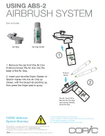 Preview for 2 page of .Too Copic ABS-1N Using