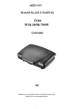 Предварительный просмотр 6 страницы .Too WM-105B-750W Instruction Manual