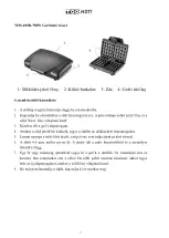 Предварительный просмотр 9 страницы .Too WM-105B-750W Instruction Manual