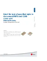 u-blox LISA-C200 User Manual preview