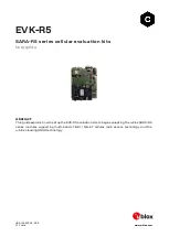 u-blox SARA-R5 Series User Manual preview
