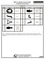 Preview for 2 page of µ-Dimension 8511 Assembly Instructions