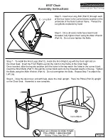 Preview for 2 page of µ-Dimension Chair 107 Assembly Instructions