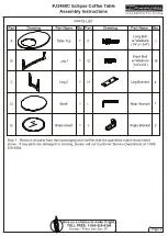 Preview for 2 page of µ-Dimension J3468C Assembly Instructions