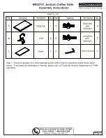 Предварительный просмотр 2 страницы µ-Dimension Jackson M22751 Assembly Instructions