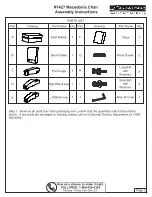 Предварительный просмотр 2 страницы µ-Dimension Macedonia 1427 Assembly Instructions