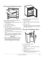 Preview for 15 page of U-Line 1000 SERIES Use And Care Manual