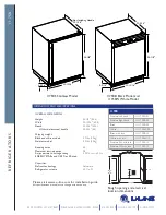 Предварительный просмотр 2 страницы U-Line 1175R Specification