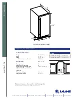 Preview for 2 page of U-Line 2115RSOD Specifications