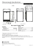 Preview for 2 page of U-Line 2175WC Features & Benefits