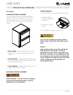 Preview for 15 page of U-Line 3024DWR User Manual