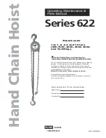 U-Line 622 Series Operating, Maintenance & Parts Manual preview