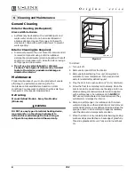 Preview for 8 page of U-Line 75F Use And Care Manual