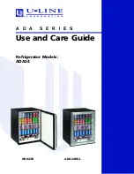 U-Line ADA24R Use And Care Manual preview